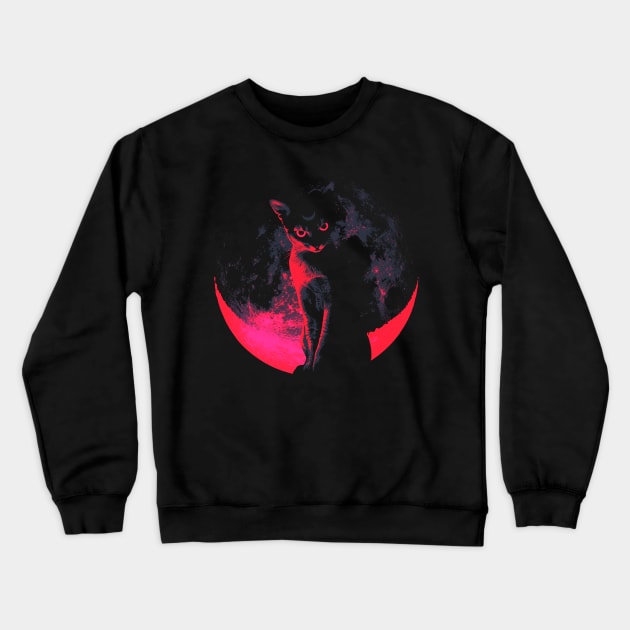 Dark Moon Crewneck Sweatshirt by eranfowler